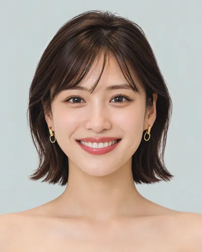 短发 · 正脸