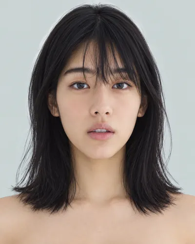 半长发 · 正脸