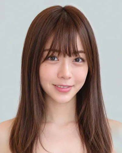 长发 · 正脸